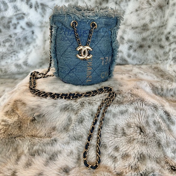 Chanel Mini Denim Mood Bucket Bag - Picture 2 of 11